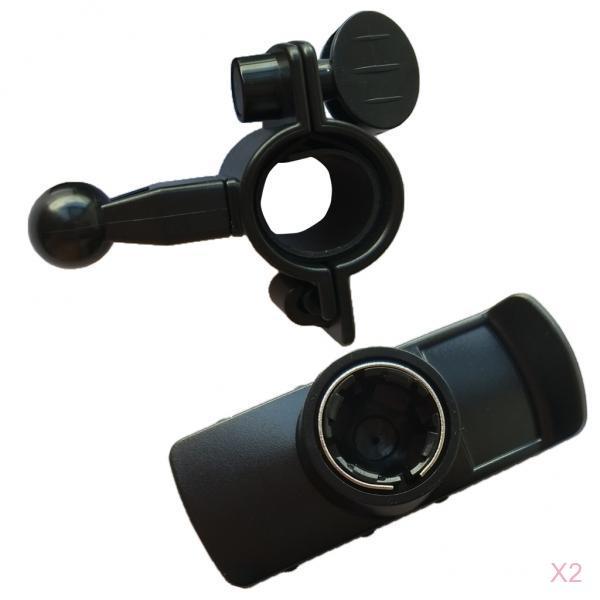 2Pieces Motorcycle Bike Handlebar Mount for Garmin GPSMAP 62/62s/62st/62sc