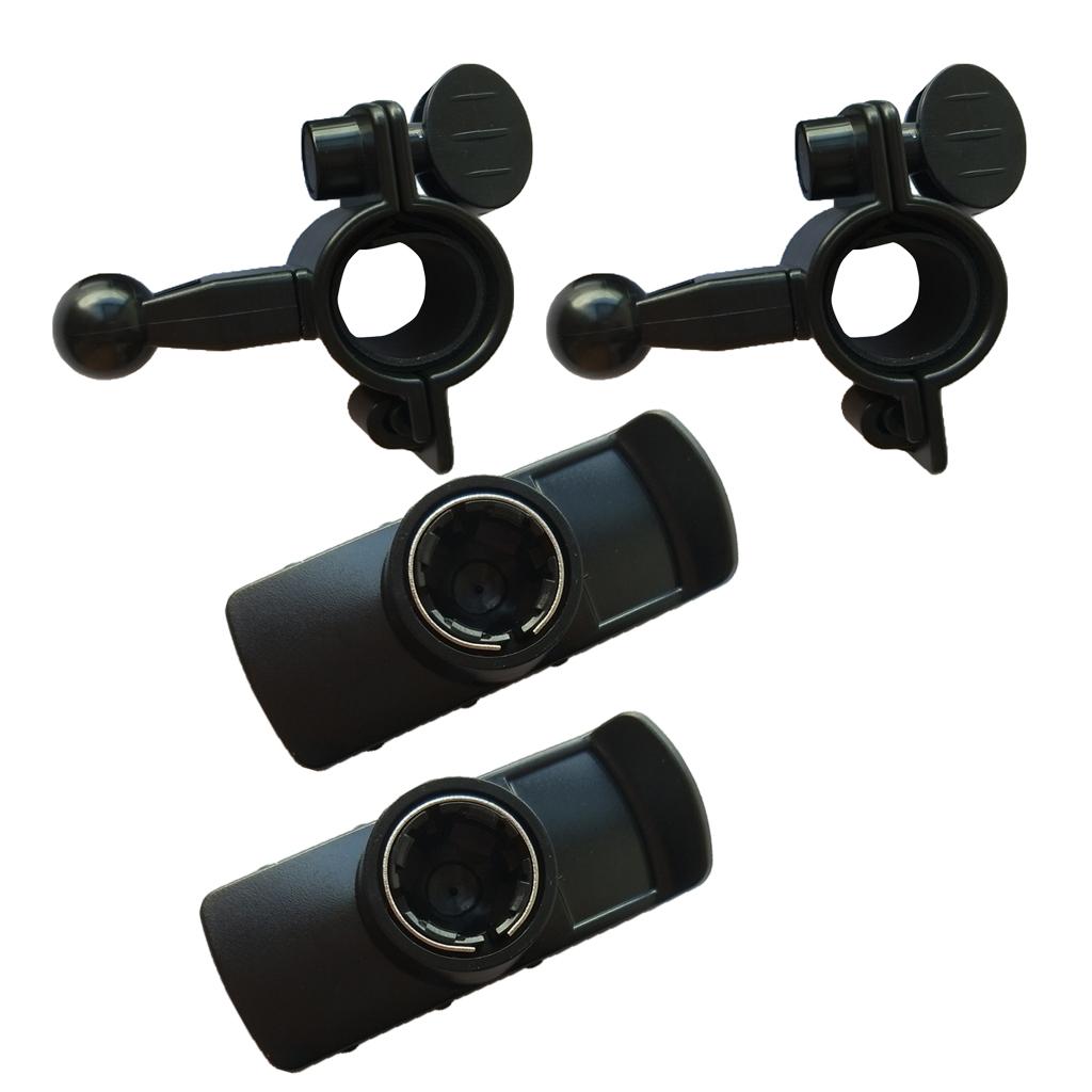 2Pieces Motorcycle Bike Handlebar Mount for Garmin GPSMAP 62/62s/62st/62sc