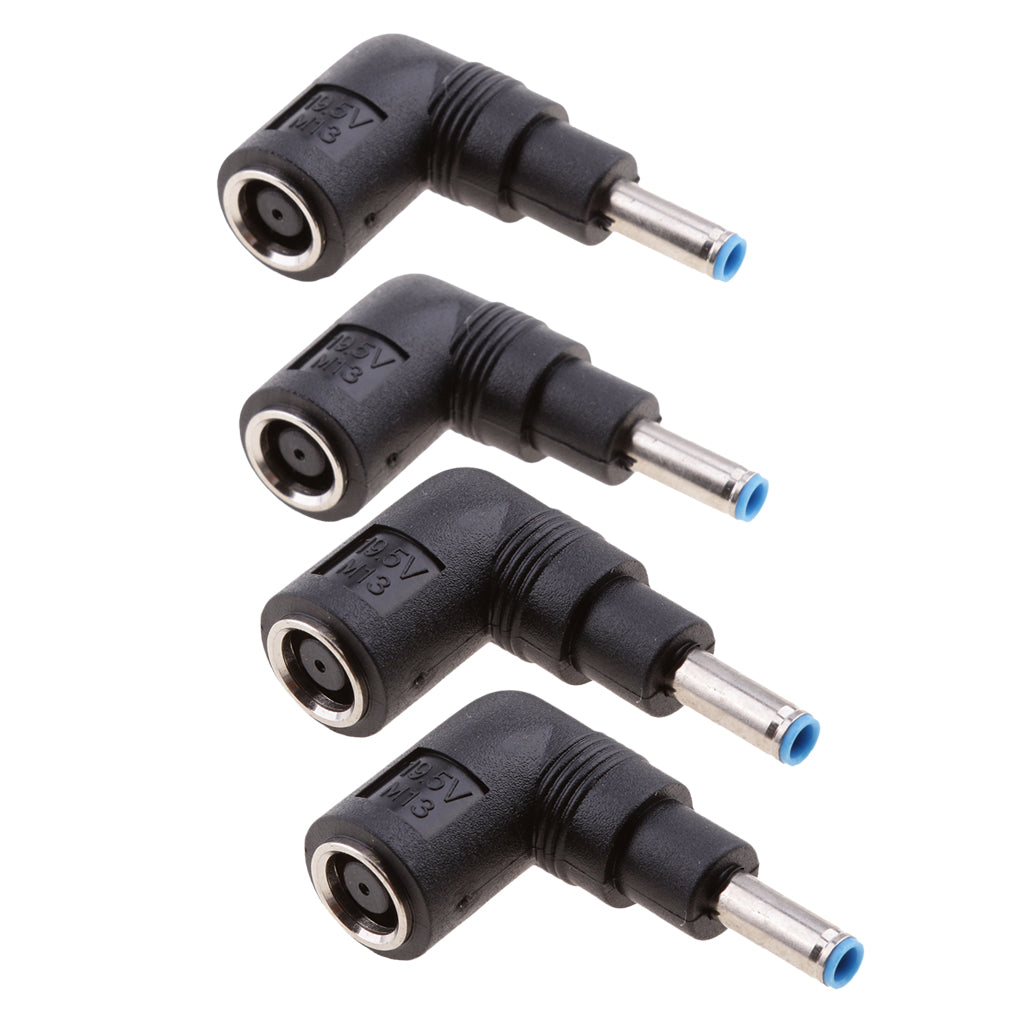 2x2 Pieces DC 7.4 *5.0mm to 4.5*3.0mm 90 Right Angled Adapter