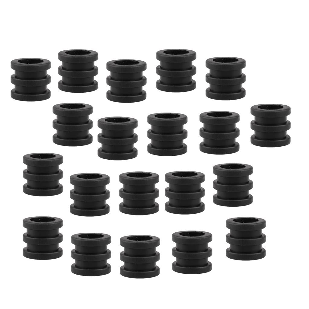 20 Pieces 16mm Foosball Table Rod Bumper Buffer for Table Soccer Football