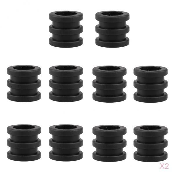 20 Pieces 16mm Foosball Table Rod Bumper Buffer for Table Soccer Football