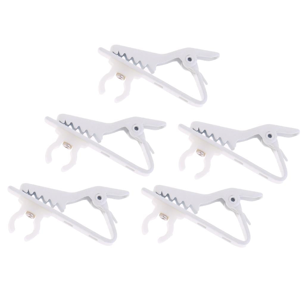 5 Pack Ring Type Microphone Mic Lapel Tie Clip for Microphone