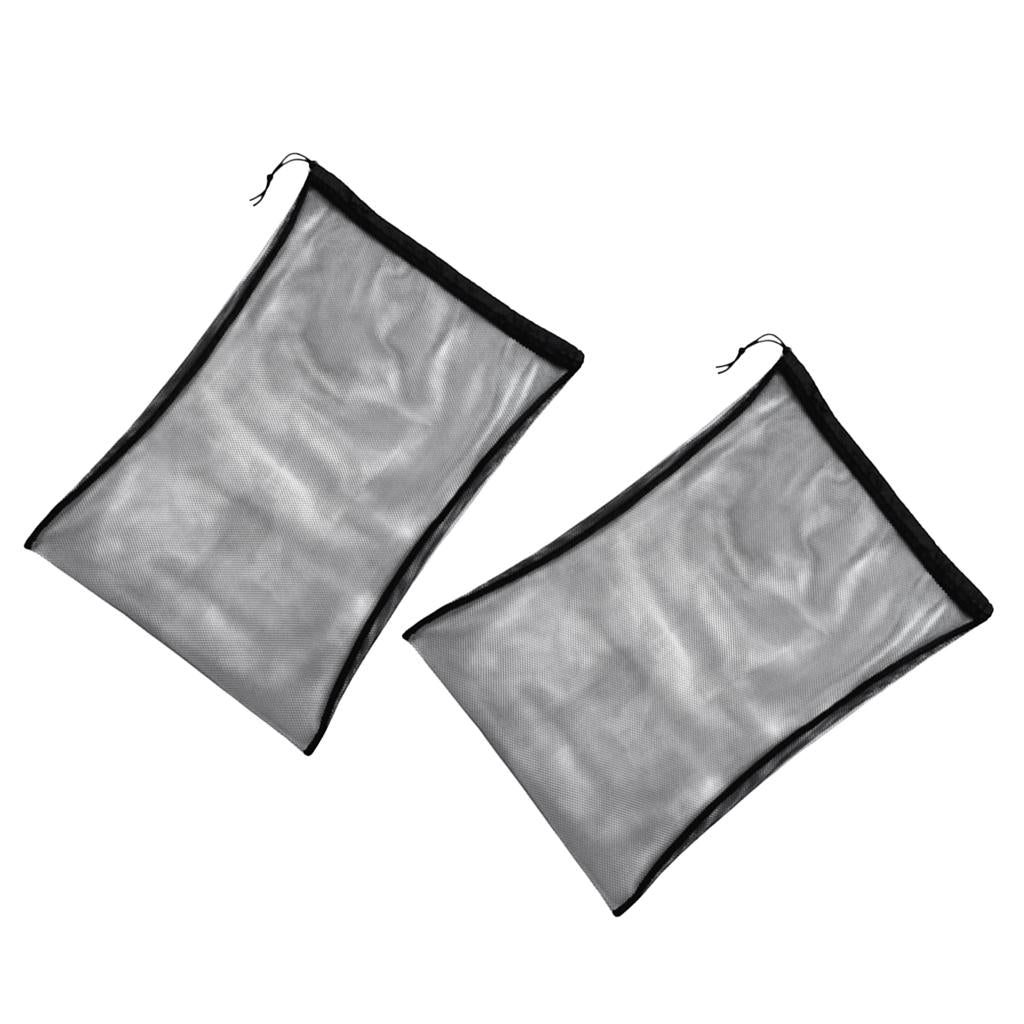 2 Pieces Mesh Drawstring Bag for Scuba Diving Snorkeling Mask Goggles