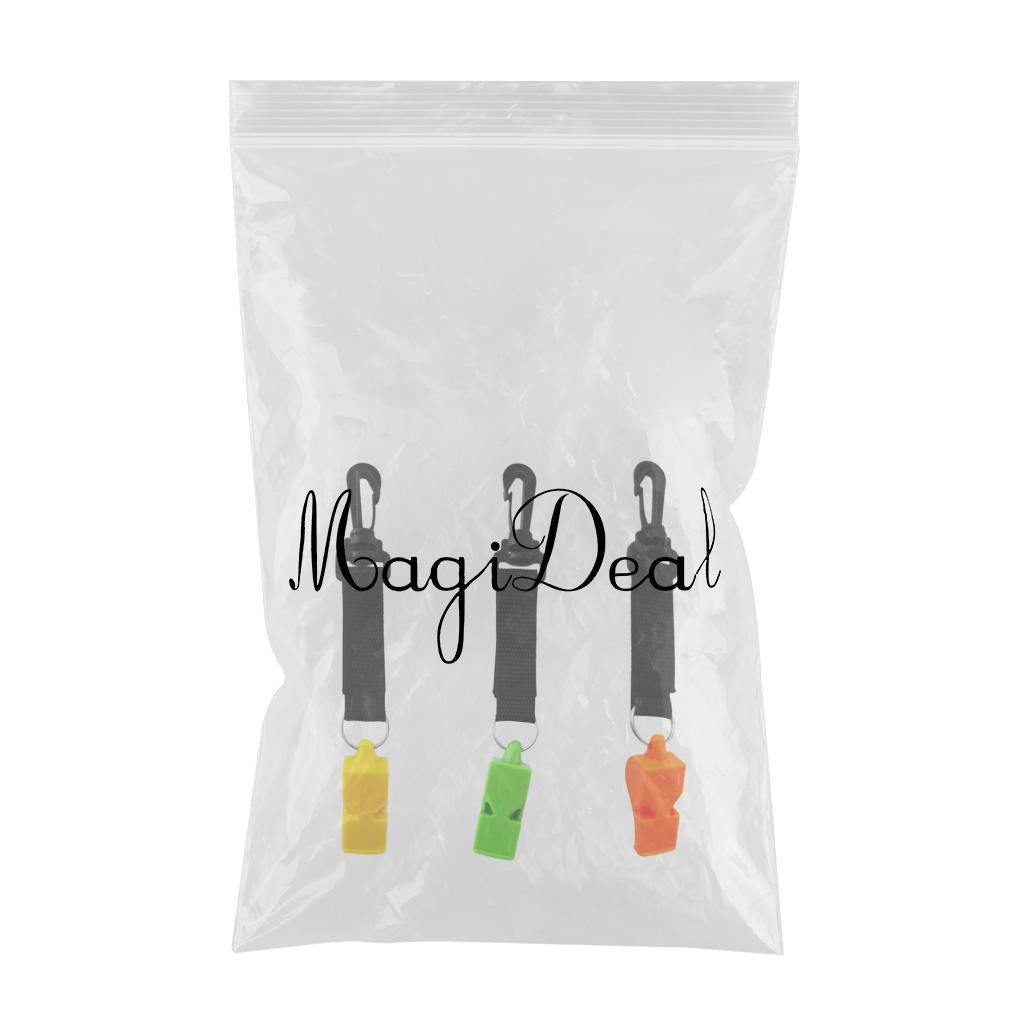 3 Pieces Emergency Scuba Dive Safety Whistle Outdoor Survival Gear
