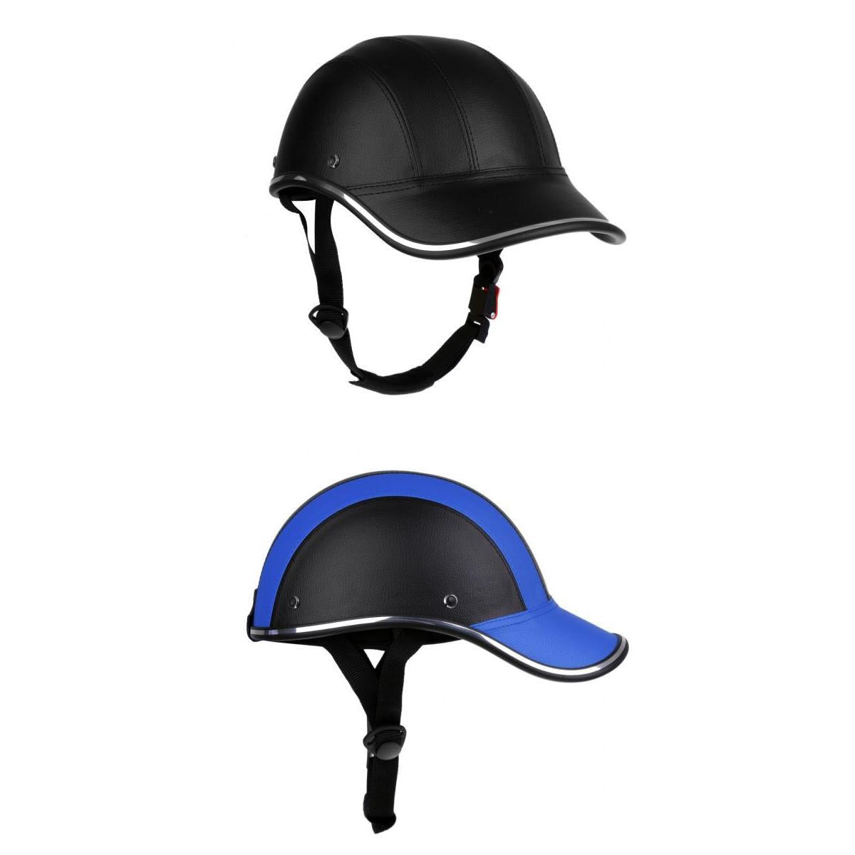 2Pcs Adjustable Baseball Cap Style Riding Bike Helmet Anti-UV Safe Hat Visor