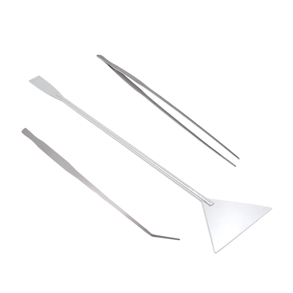 2Pcs Stainless Steel Aquarium Live Tank Plant Tweezer With Substrate Spatula
