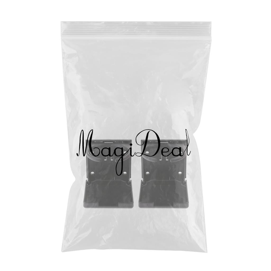 2 Pieces Black Plastic Drink Holder for Soccer Table Foosball Table