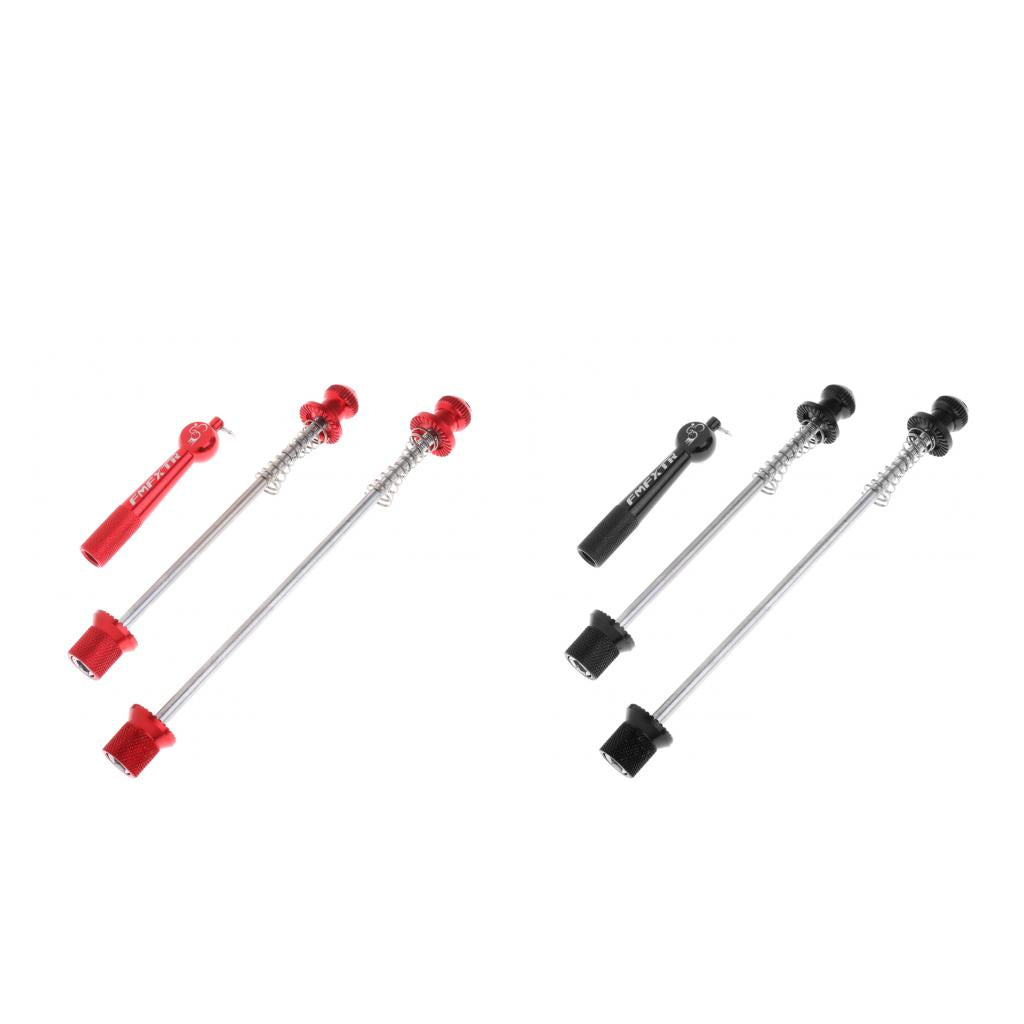 2pcs Front Rear Quick Release Axle Bicycle Skewer Set for Road Bike Skewers