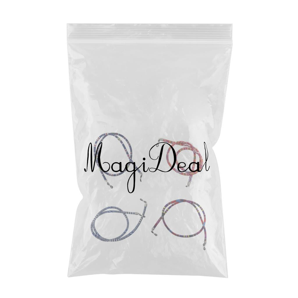 4Pcs Sunglasses Neck Cord Strap Glasses String Lanyard Holder 6mm Round Rope