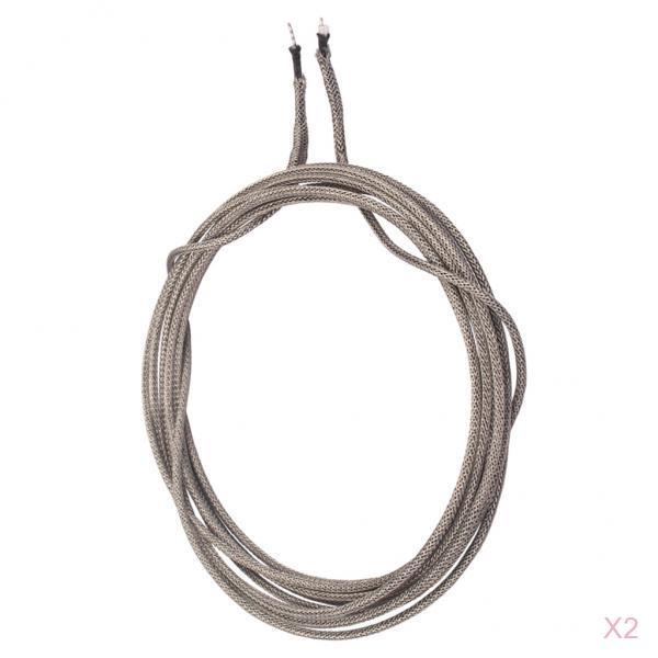 2 Pieces Single Conductor Braided Shield Cable Guitar Wire
