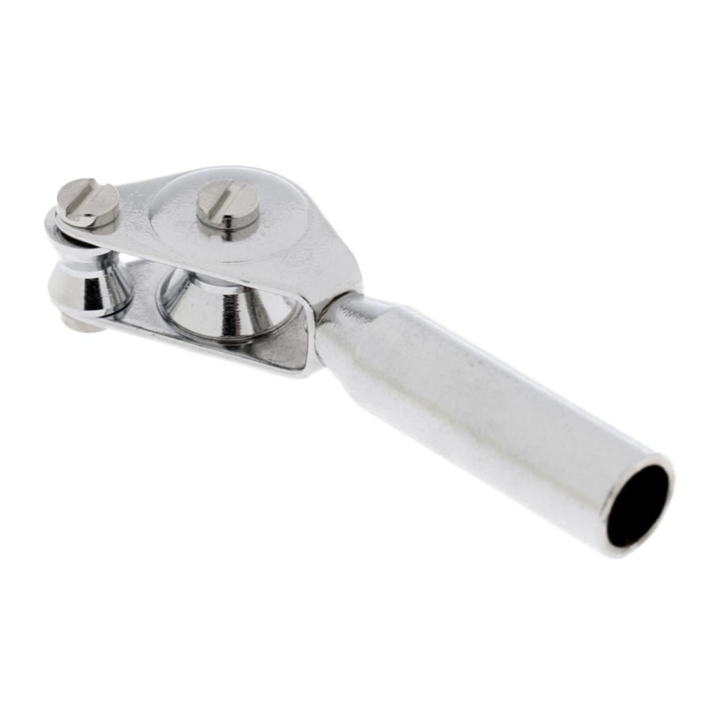 2Pcs Heavy Duty Trolling Fishing Double Roller Rod Guide Top Bearing 6/10mm