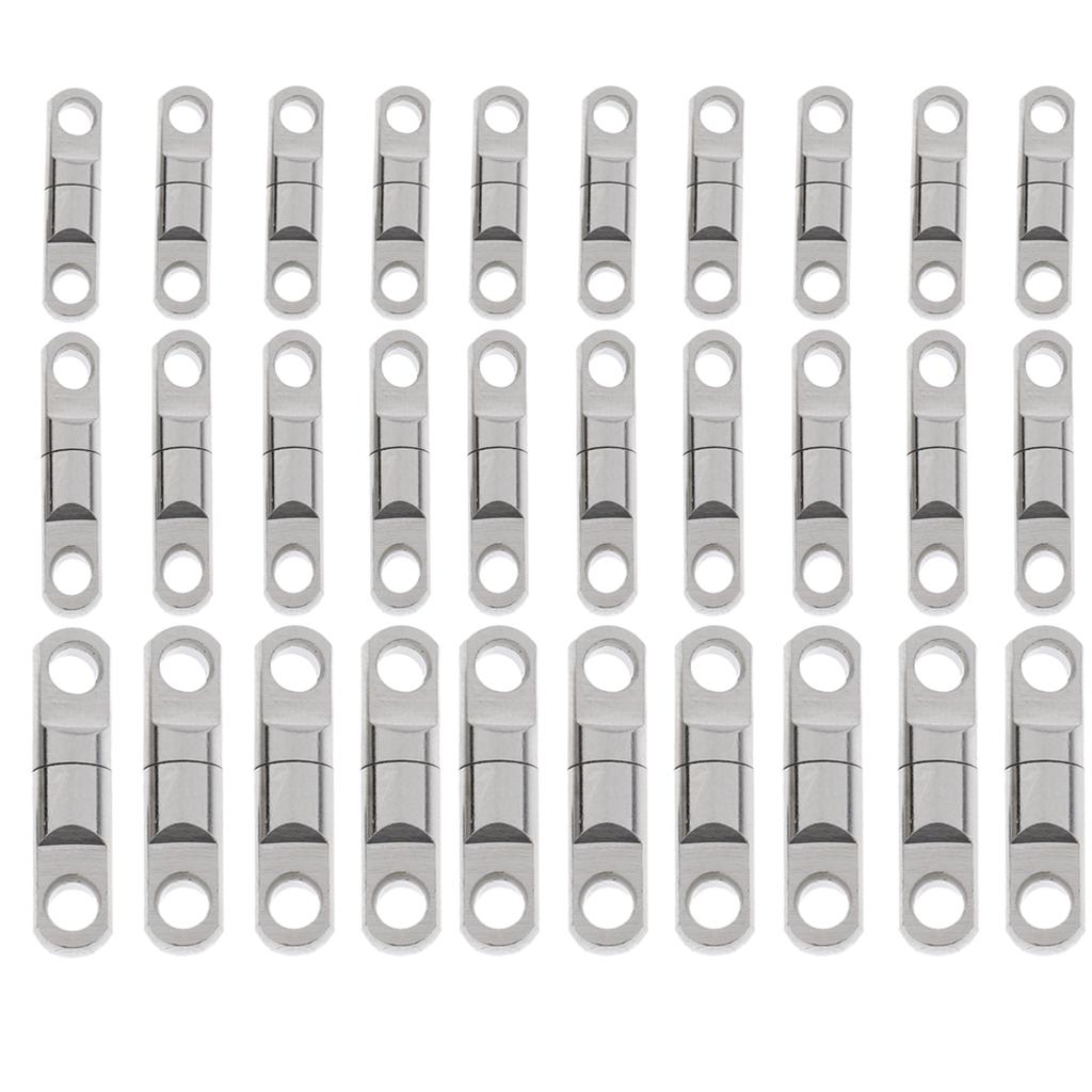 30pcs Fishing Ball Bearing Swivels Heavy Duty Fishing Swivels 3.5mm 5mm 7mm
