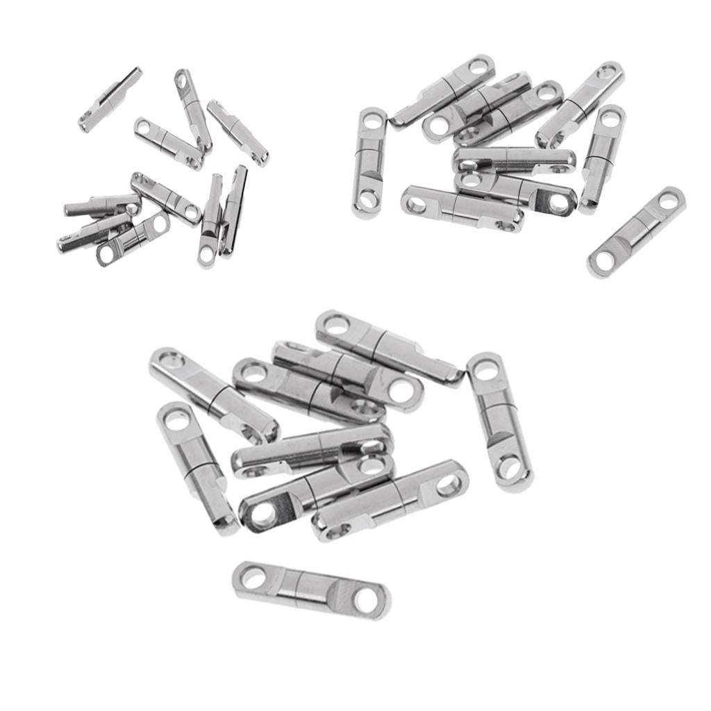 30pcs Fishing Ball Bearing Swivels Heavy Duty Fishing Swivels 3.5mm 5mm 7mm