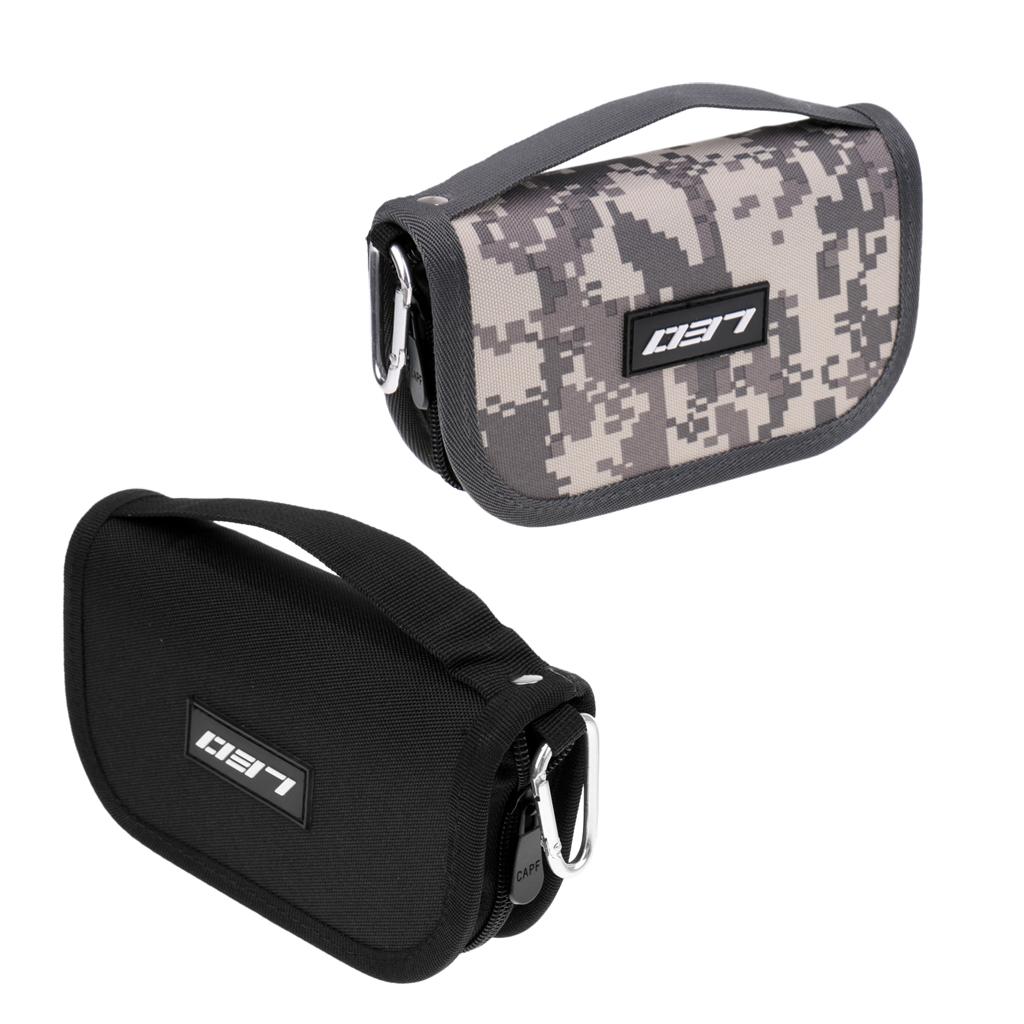 2Pcs Fishhooks Spinners Storage Bag EVA Liner Fishing Lures Spoon Bag