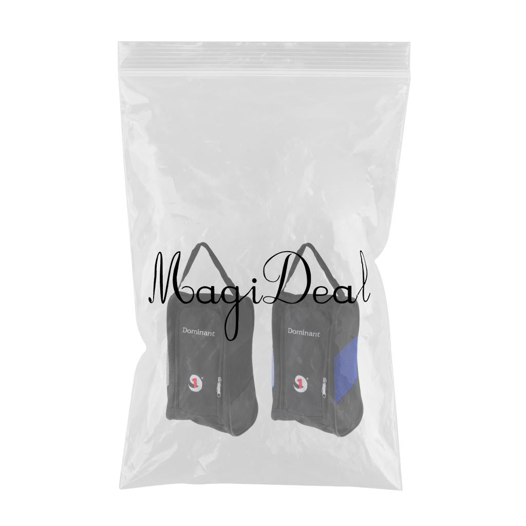 2 Pieces Portable Waterproof Golf Sport Shoes Storage Bag Travel Case Bag