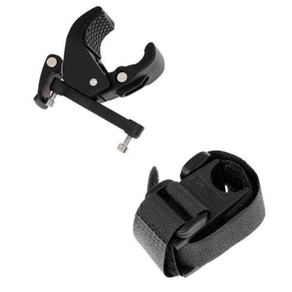 Bike Flashlight Lamp Torch Clamp Holder + Handlebar Water Bottle Cage Holder