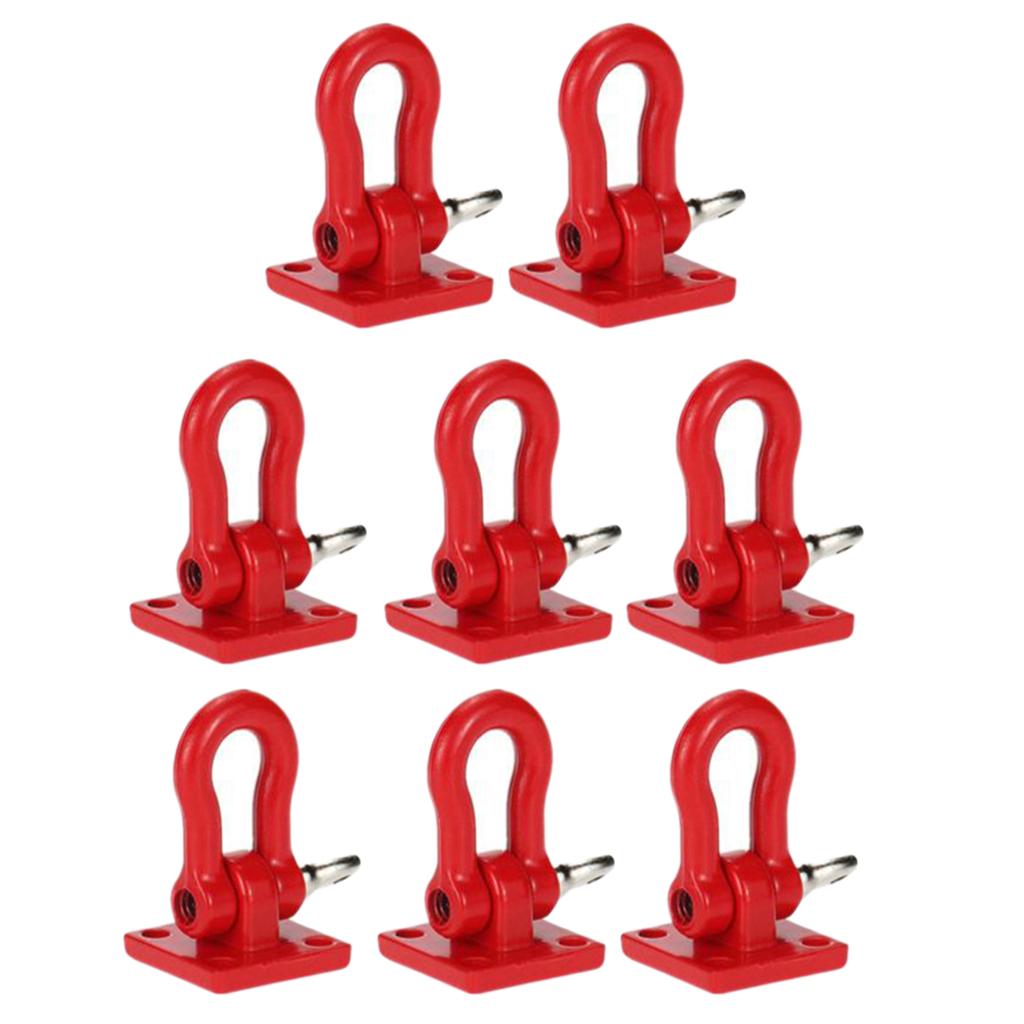 8pcs RC Rock Crawler 1:10 Accessory Tow Hook for Axial SCX10 RC4WD D90