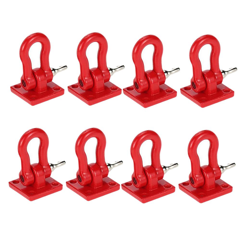 8pcs RC Rock Crawler 1:10 Accessory Tow Hook for Axial SCX10 RC4WD D90