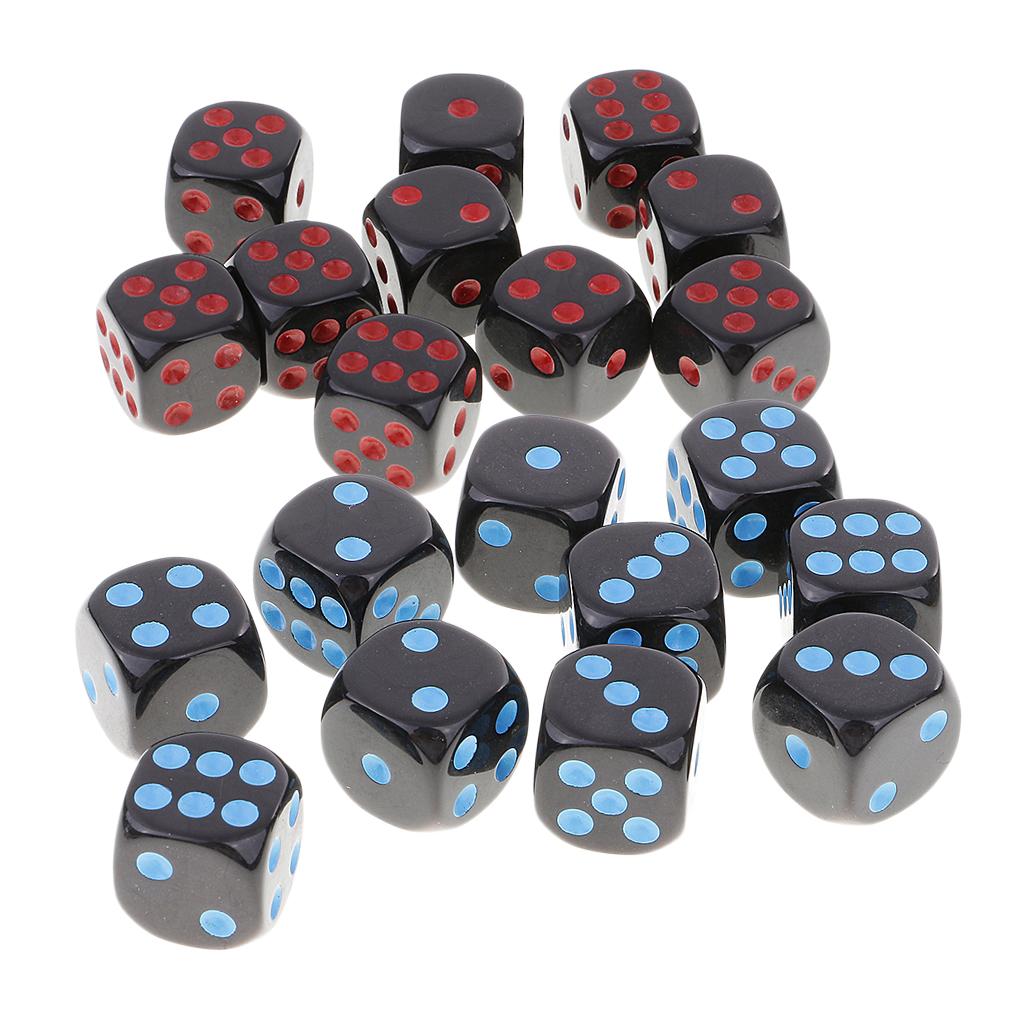 20 Pieces D6 Dice Set for RPG Board Games