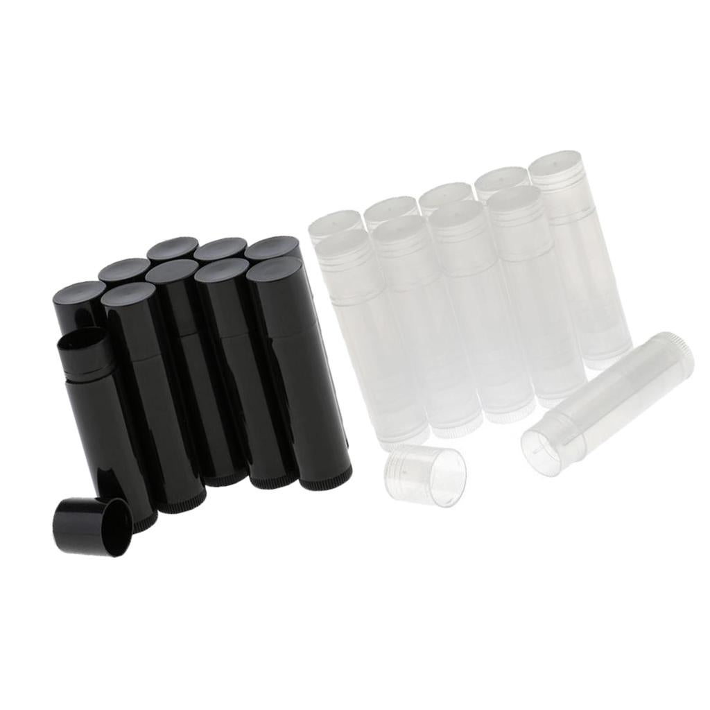 20 Pieces Empty Lip Balm Tubes Cosmetic Containers Lipstick Bottles