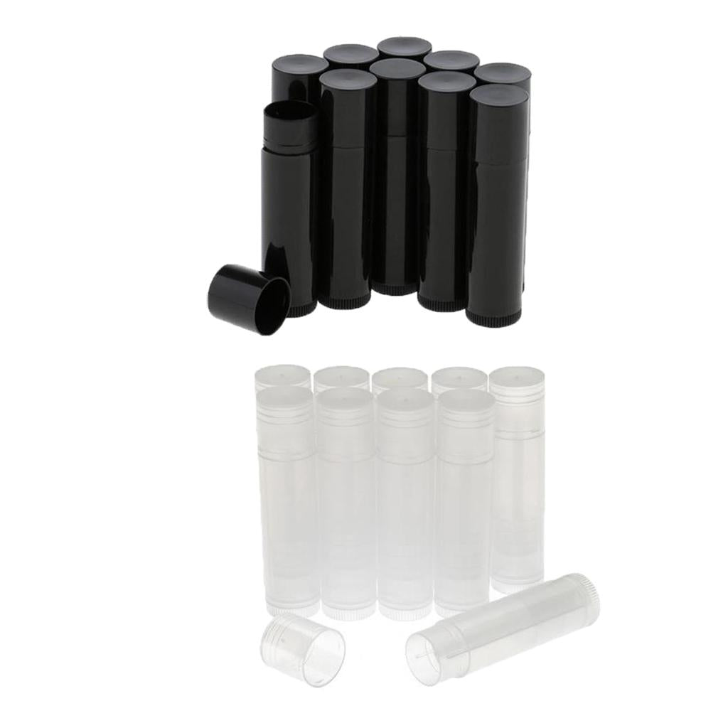 20 Pieces Empty Lip Balm Tubes Cosmetic Containers Lipstick Bottles