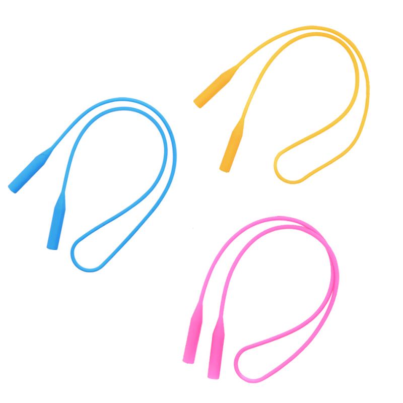 3pcs Silicone Eyeglass Strap Sunglasses Spectacles Cord Holder Neck Lanyard