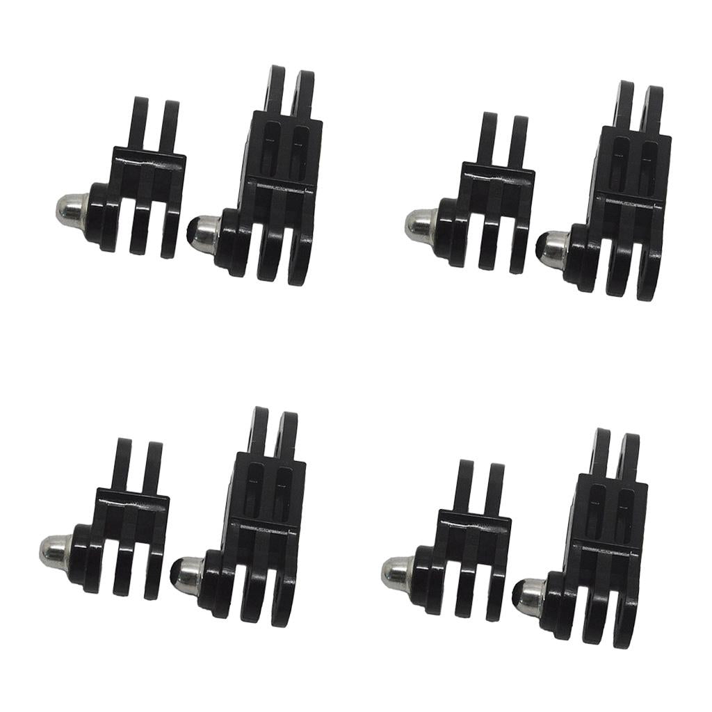 8Pieces Long & Short Straight Joint Mount Adapter for Sport Camera Camcoder