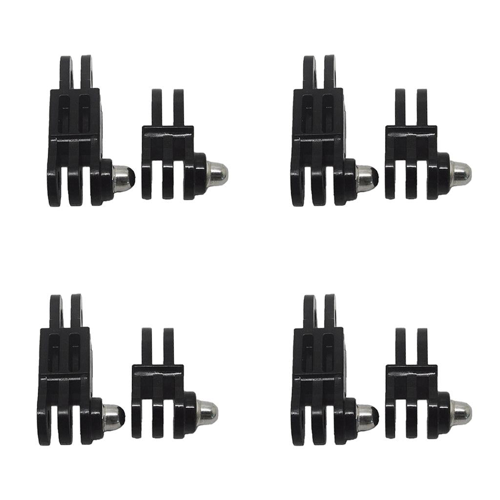 8Pieces Long & Short Straight Joint Mount Adapter for Sport Camera Camcoder