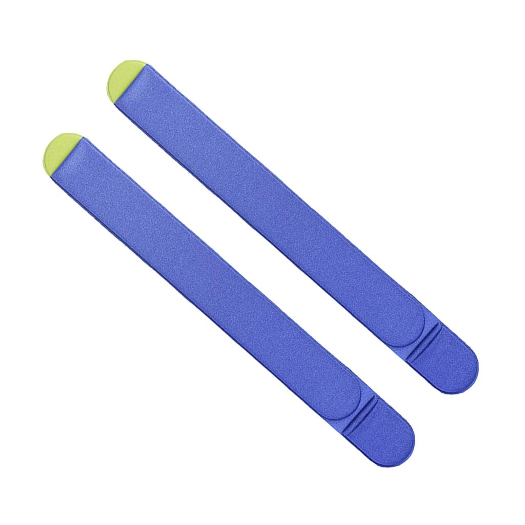 2Pieces Elastic Stylus Pocket Holder Sticker for Apple Pencil iPad Pro Blue