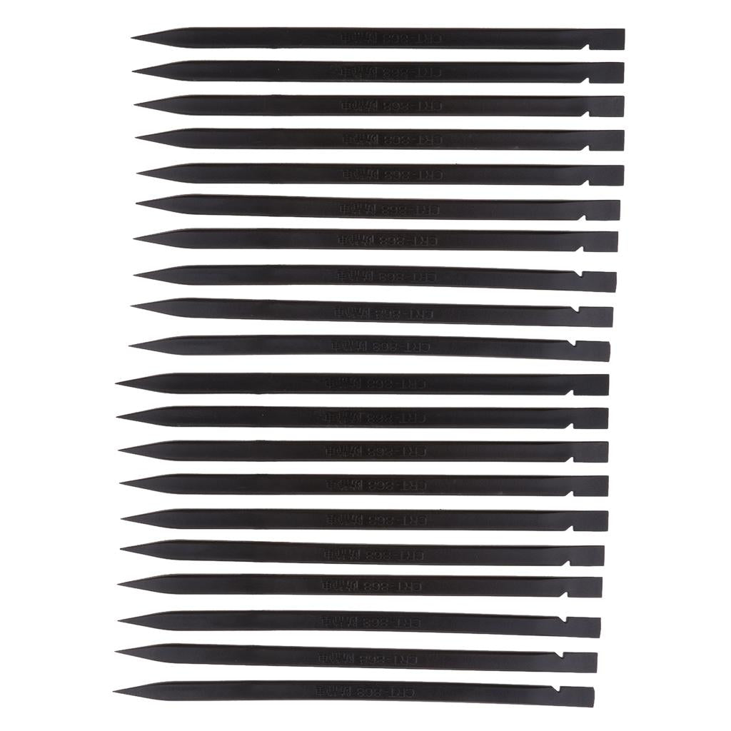 20 Pieces Universal Stick Spudger Phone Tablet Opening Pry Bar Tool Black