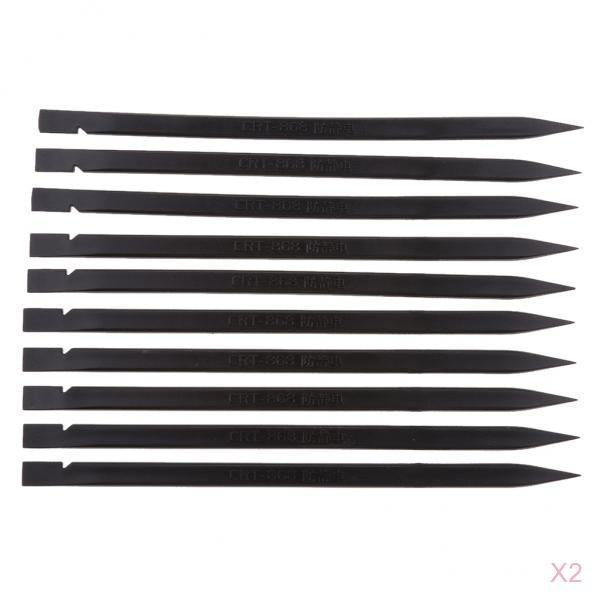 20 Pieces Universal Stick Spudger Phone Tablet Opening Pry Bar Tool Black