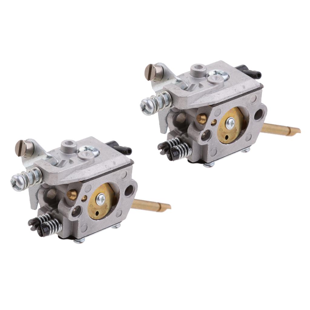 2 Pieces Carburetor Carb for Stihl H24D FS48 FS52 FS66 FS81 FS106 Trimmer