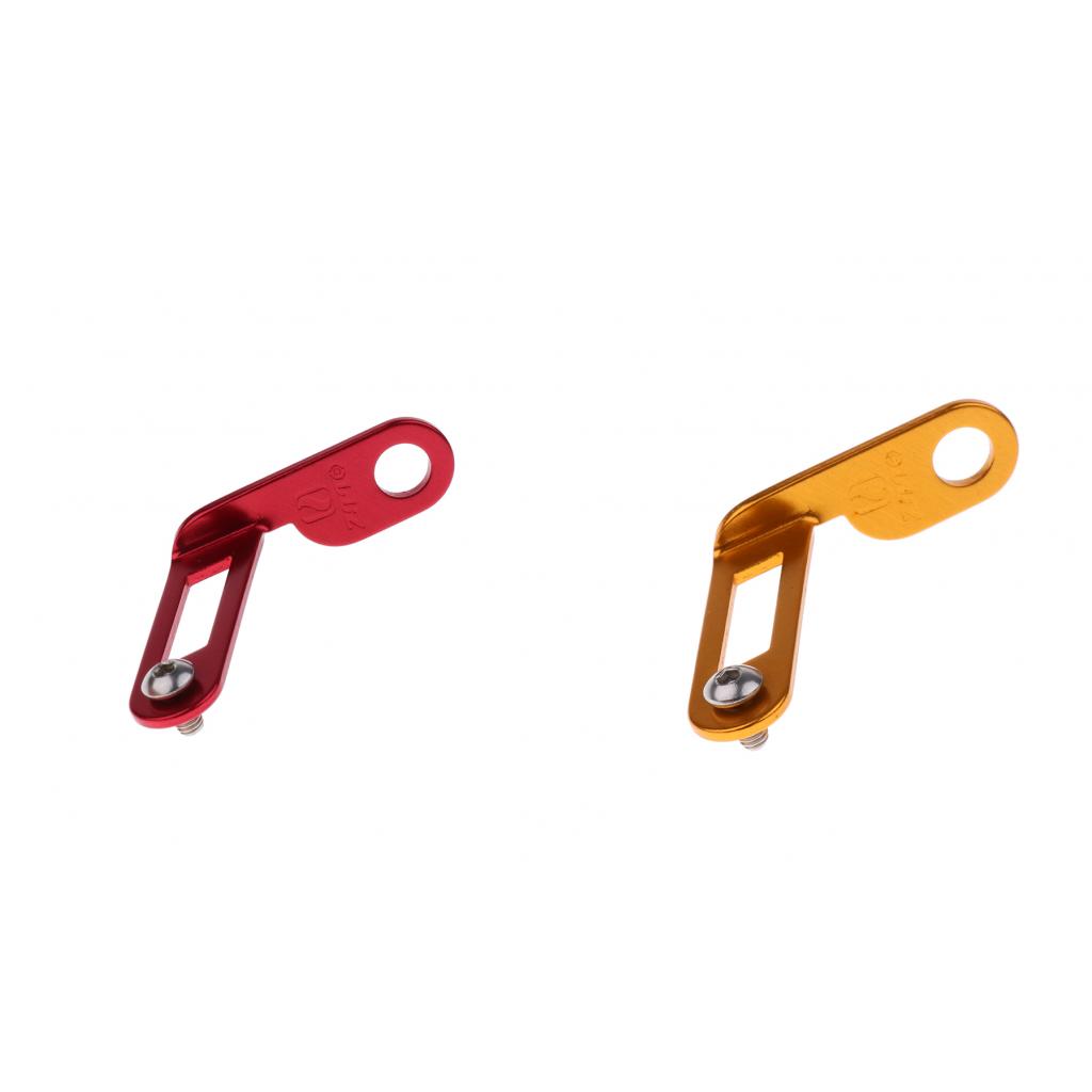 2 Set Bike Number Plate Holder Cycle Bicycle Bracket Mount Parts Red Gold