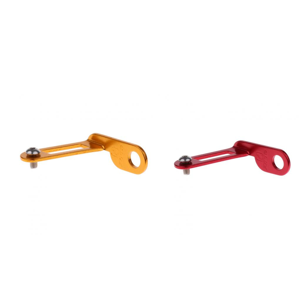 2 Set Bike Number Plate Holder Cycle Bicycle Bracket Mount Parts Red Gold