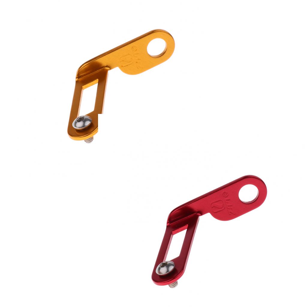 2 Set Bike Number Plate Holder Cycle Bicycle Bracket Mount Parts Red Gold