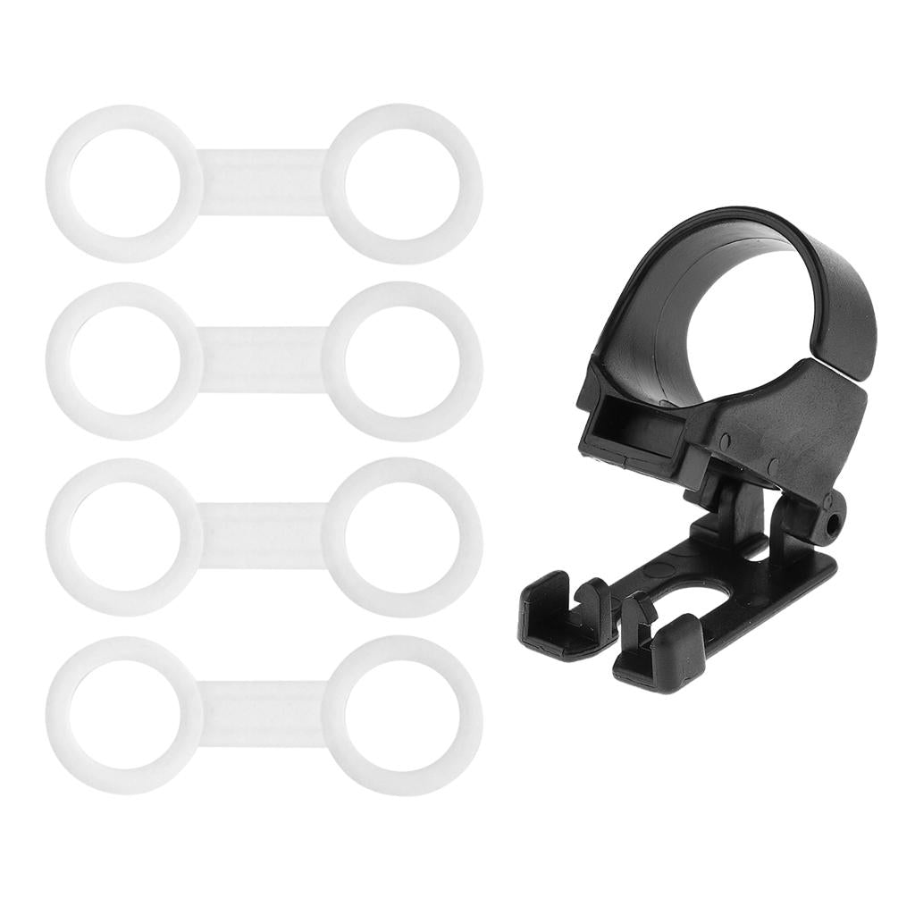 5 Pieces Scuba Diving Dive Snorkeling Silicone Snorkel Keeper Clip Holder