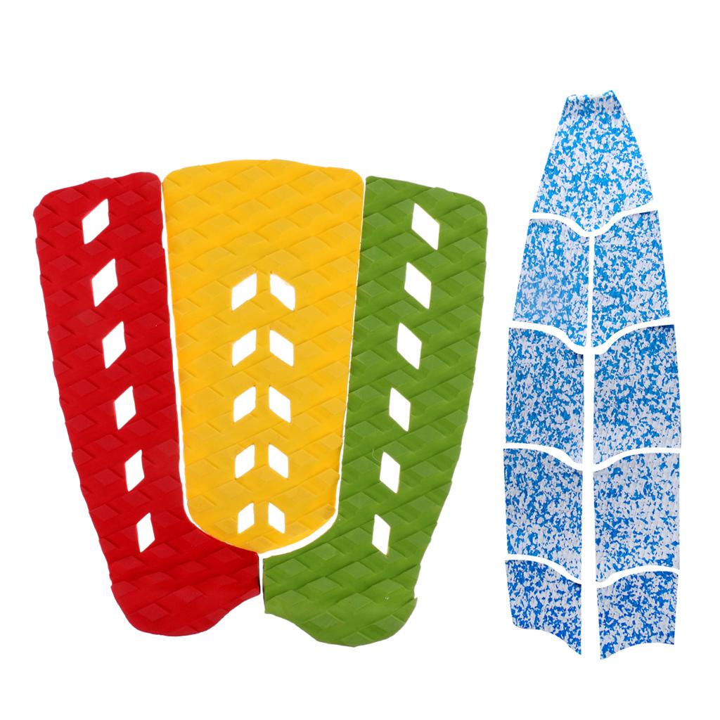 9 Pieces Durable Surfboard Funboard Traction Pad with 3 Pieces Tail Pad Grip