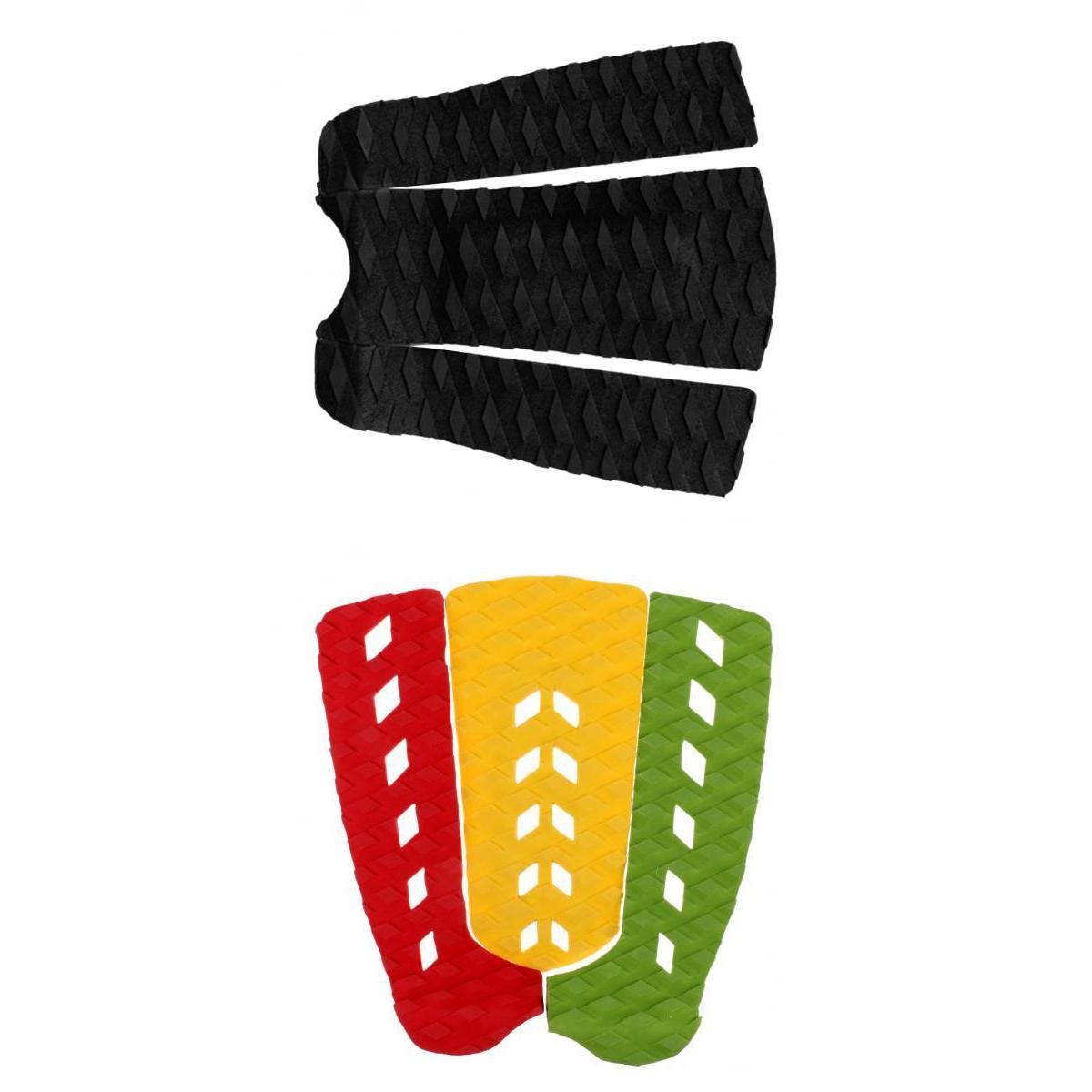6 Pieces Surfboard Traction Pad Skimboard Tail Pad for Shortboard Funboard