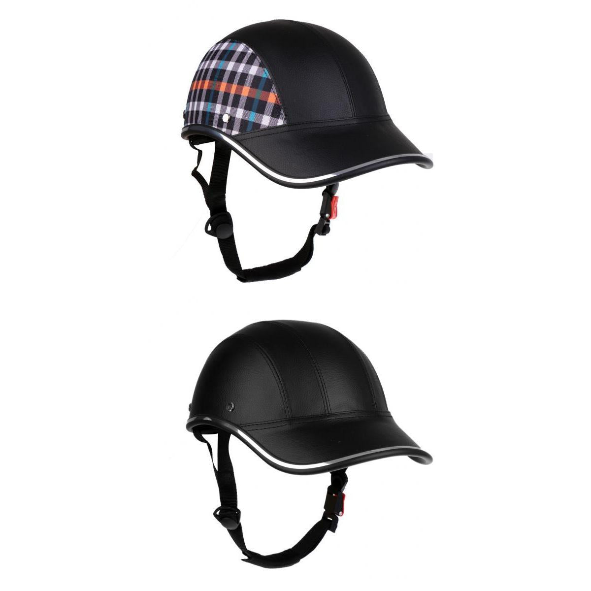 2Pcs Baseball Cap Style Bike Bicycle Helmet Anti-UV Safe Helmet Visor Hat