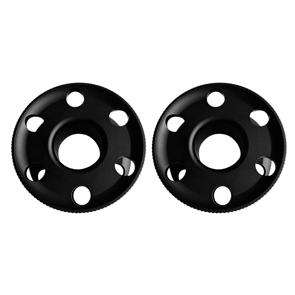 2 Pieces Aluminum Scuba Diving Finger Spool Dive Reel Empty Guide Line Spool