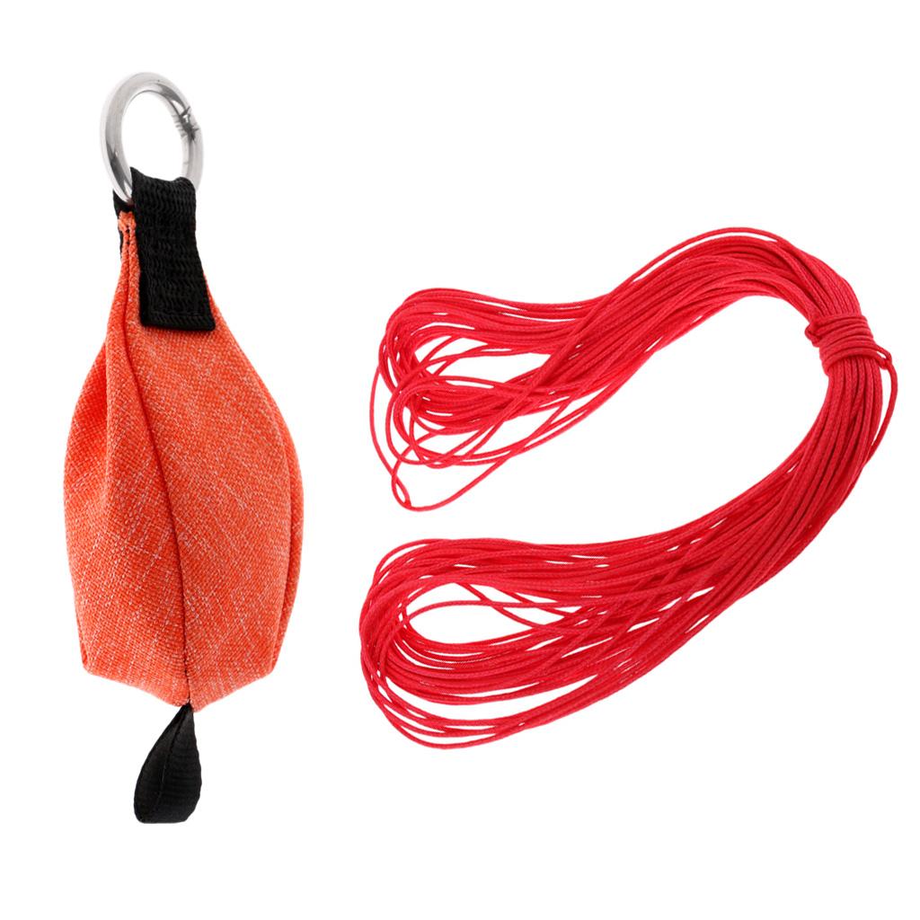 250g/8.8 oz Climbing Tree Arborist Throw Weight Bag 10m Red Rope