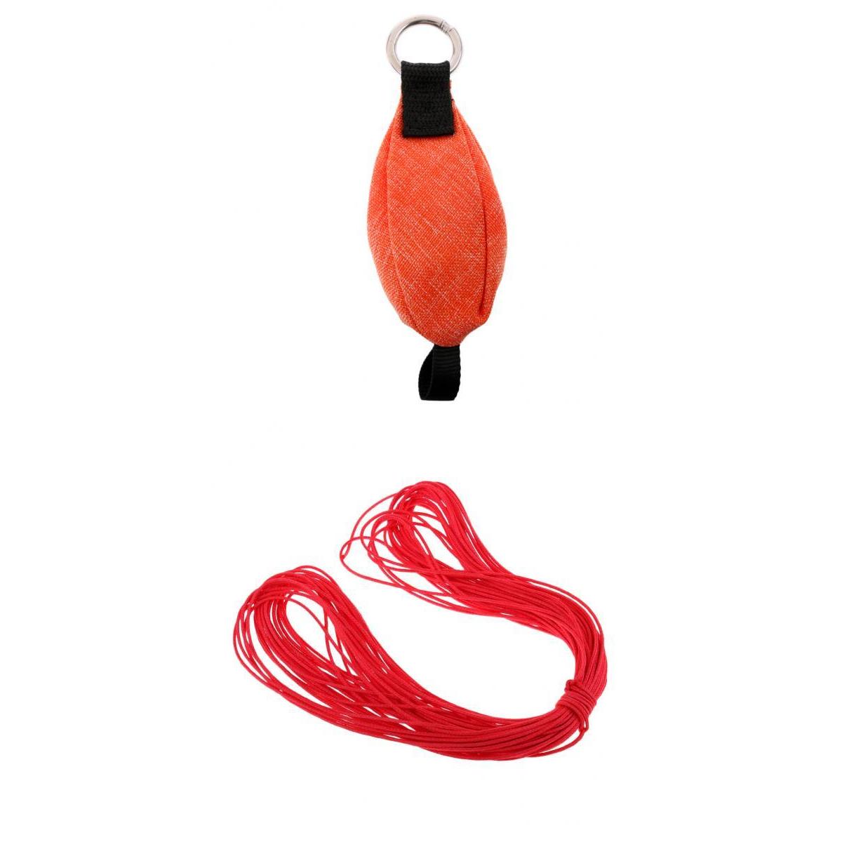 250g/8.8 oz Climbing Tree Arborist Throw Weight Bag 10m Red Rope