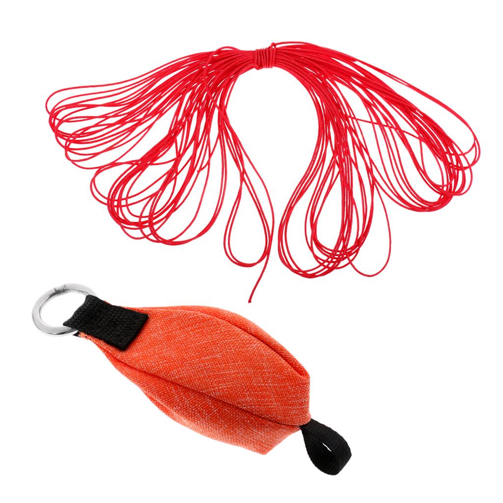 250g/8.8 oz Climbing Tree Arborist Throw Weight Bag 10m Red Rope