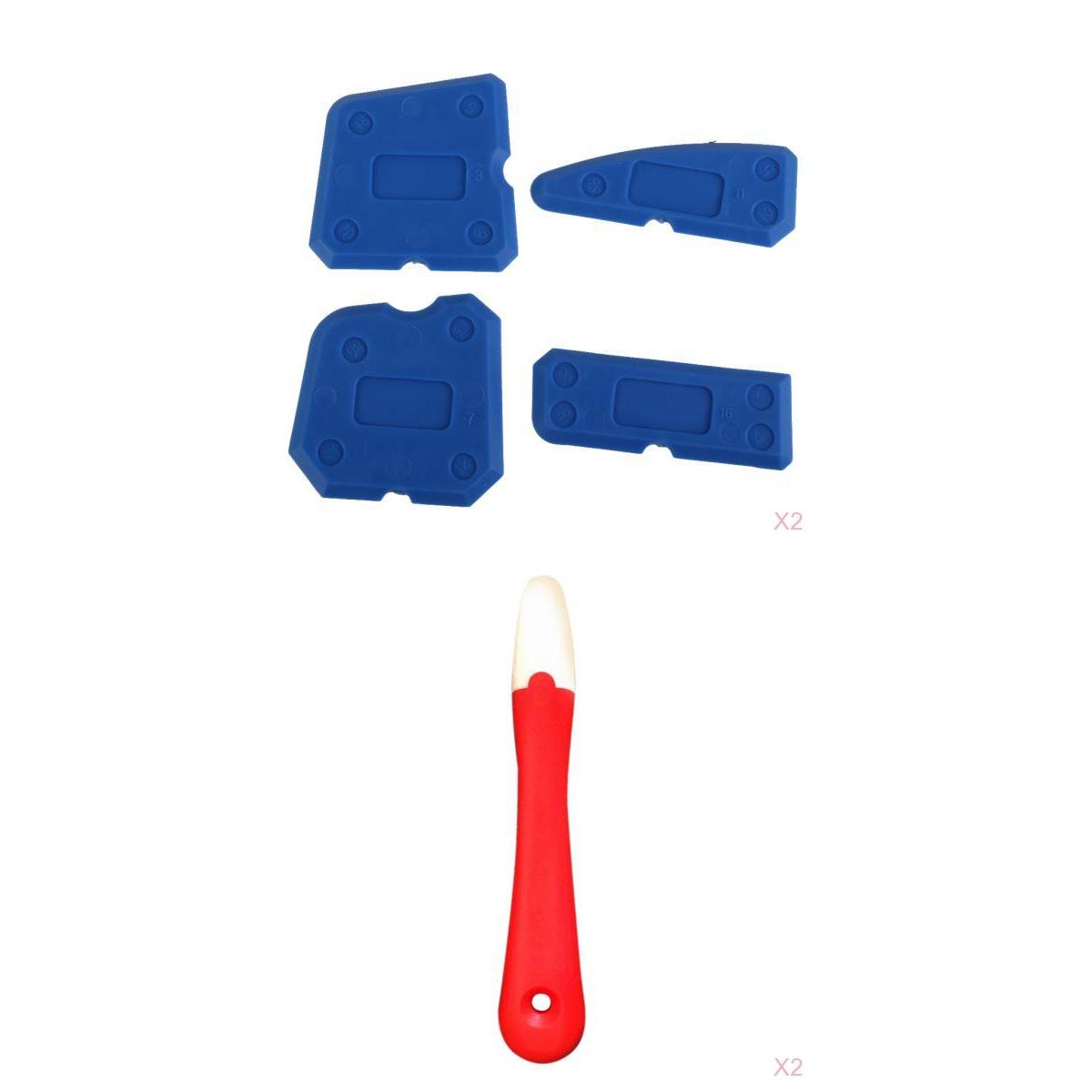2 Set of Caulking Tool Kit Joint Sealant Silicone Grout Remover + Smoother