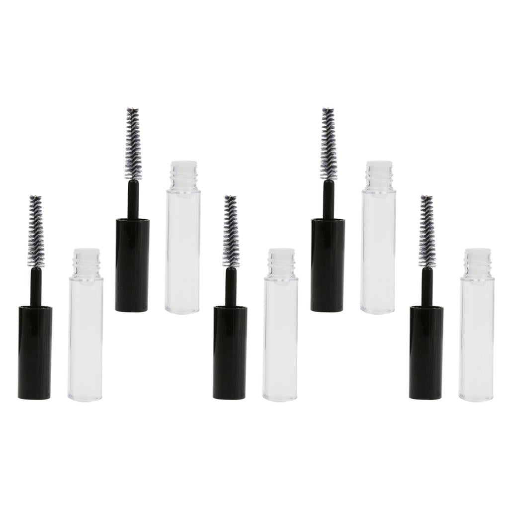 5 Pieces 4ML Plastic Empty Mascara Eyelash Oil Bottle Lip Gloss Liquid Tube