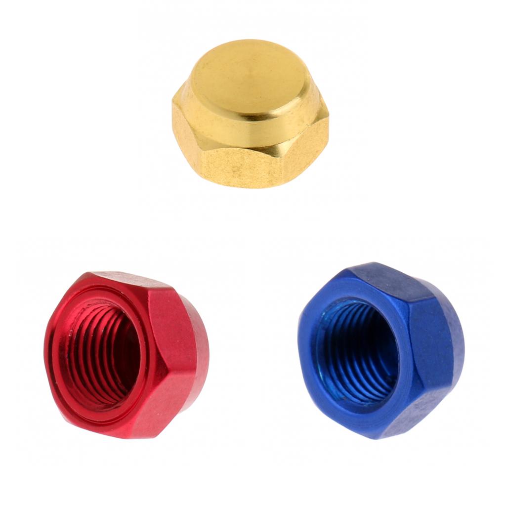 3pcs Baitcasting Reel Screw Nut Screw for Fishing Reel Handle Red Blue Gold