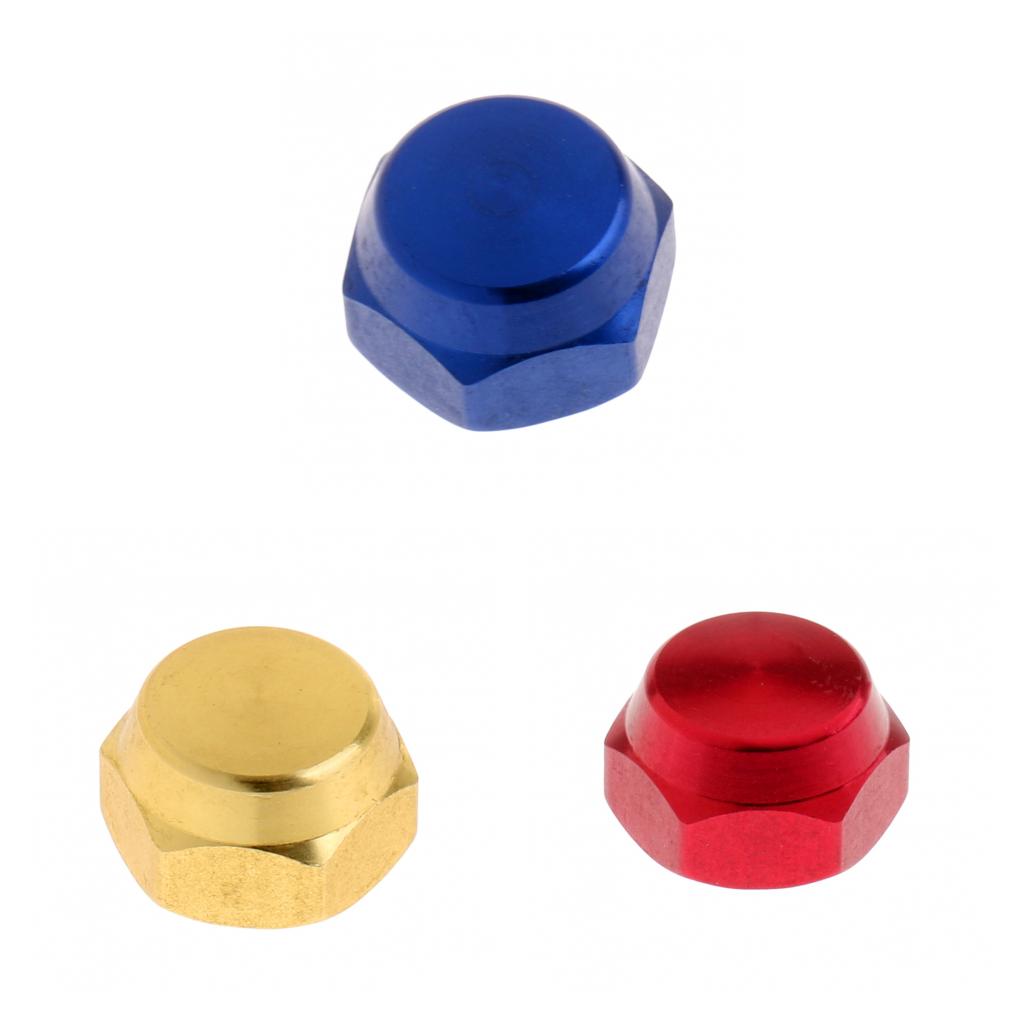 3pcs Baitcasting Reel Screw Nut Screw for Fishing Reel Handle Red Blue Gold
