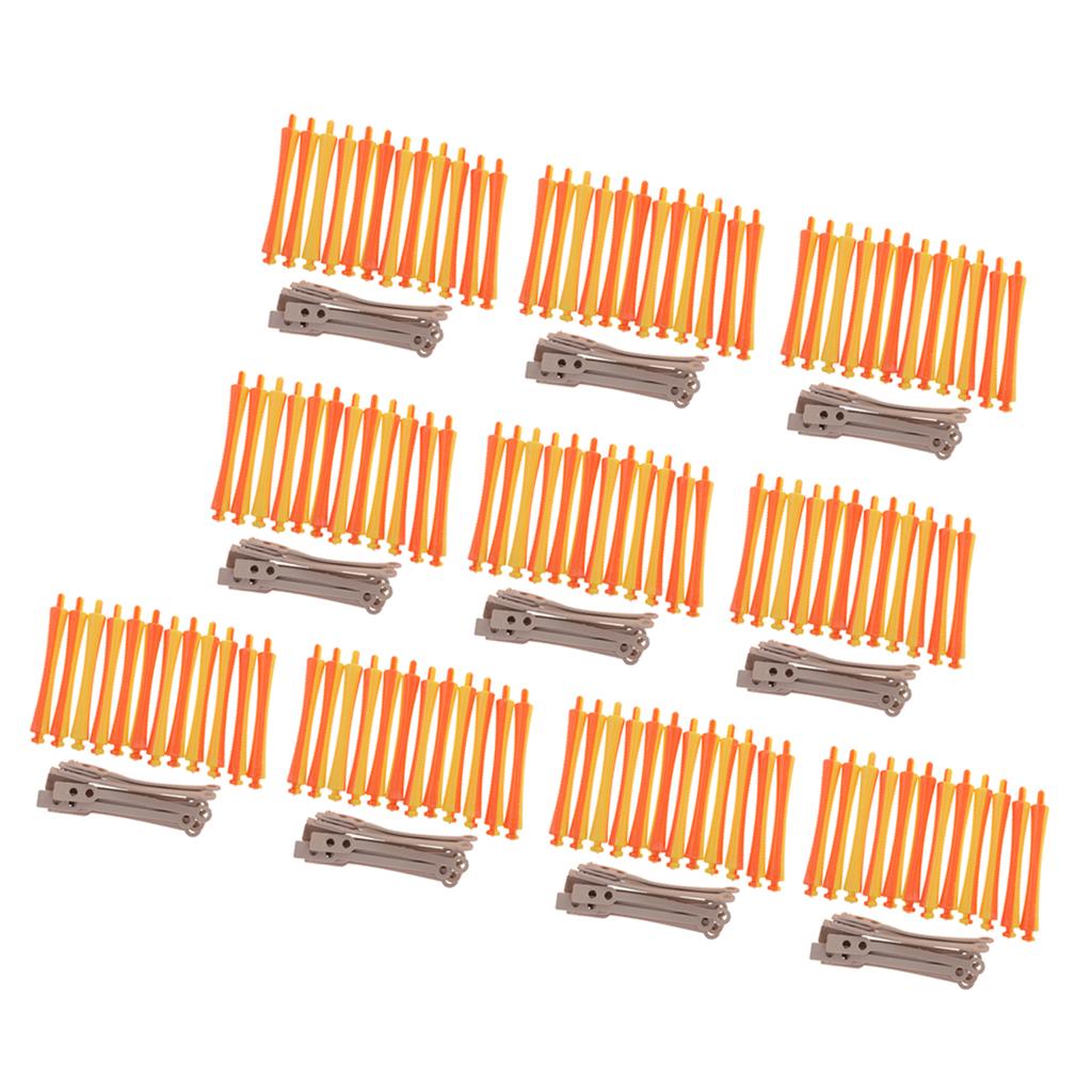 120 Piece Hair Grip Curlers Rollers Salon Hairdressing Styling Tool 1.6x9 cm