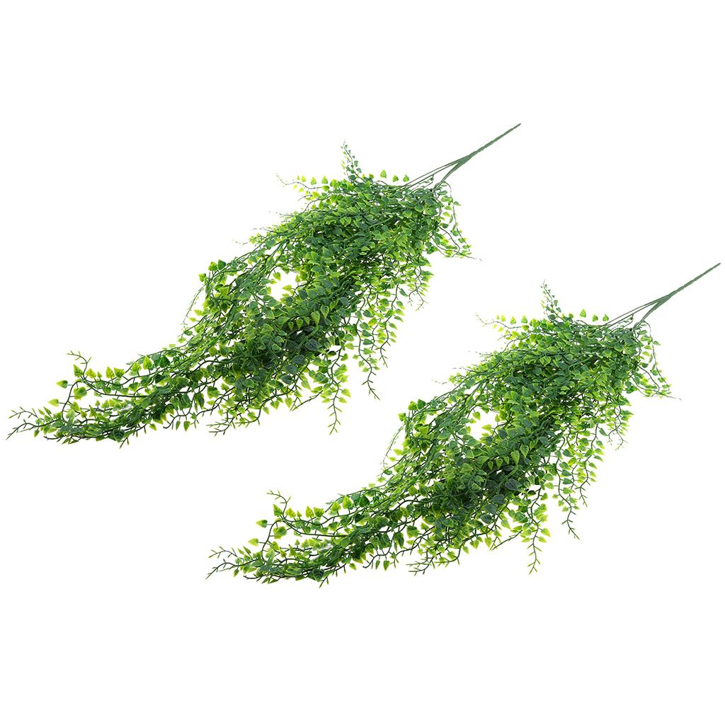 2x Artificial Weeping Ivy Vine Plants Outdoor Indoor Hanging Decor 75cm