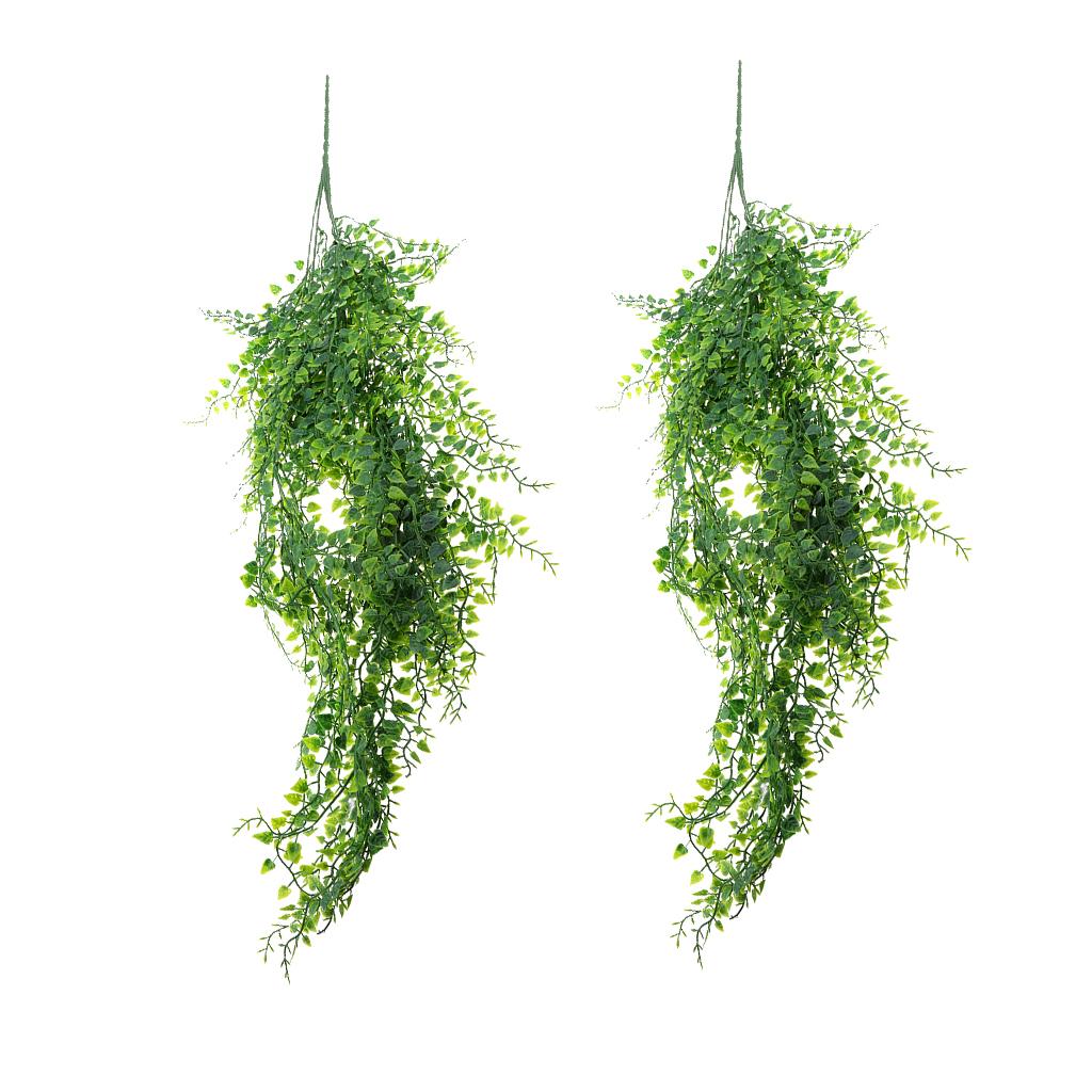 2x Artificial Weeping Ivy Vine Plants Outdoor Indoor Hanging Decor 75cm